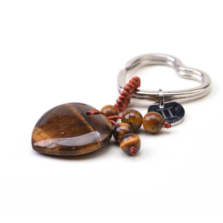 Gemini Birthstone Keyring (21 - June 20)
